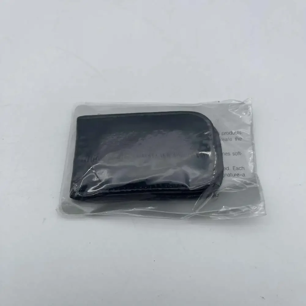 Lee Sands Genuine Eel Skin Magnetic‎ Money Clip Black